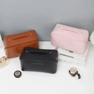 [라일리] Rly 대용량 여행용 화장품 파우치 메이크업 가방 세면백