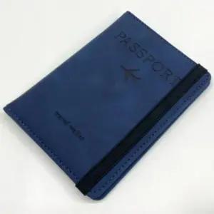 [라일리] Rly 블루 여권 지갑 방수 여행 여권 가방 남자 여성