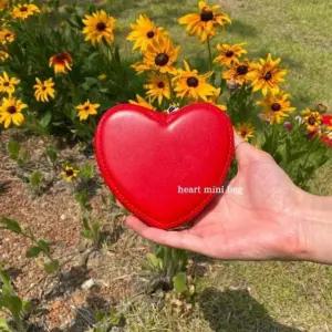 [라일리] Rly 여성용 세련된 미니 핸드 폰 가방 여자 크로스백 하트