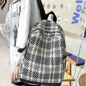 [라일리] Rly 데일리 백팩 검정 중학생책가방 여성캐쥬얼백팩