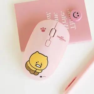 카카오 무선 마우스 춘식이 열심 노트북 마우스 초등 중등 고등 학생 개학 입학 학용품 신학기 준비물 캐