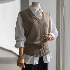 (안나앤플러스) 덴츠 니트 베스트[베스트DEM78] 빅사이즈