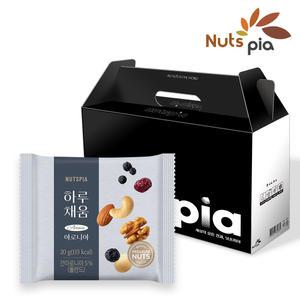 [넛츠피아] 하루채움 아로니아 50봉 선물세트 견과류 하루견과 한줌견과