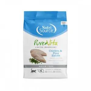 뉴트리소스 퓨어비타 캣 치킨&피스 1.8kg 미국산 고양이 사료