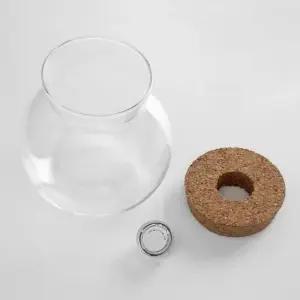 10CM LED 마리모어항 인테리어유리병 코르크유리병 조명어항 코르크마개유리병