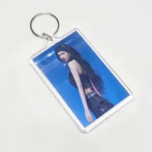 아크릴 투명 증사 최애 사진 액자 키링 직사각 특대형