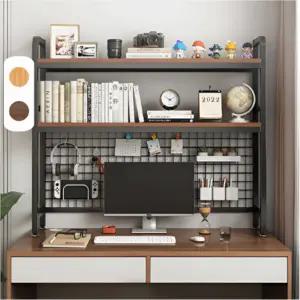 책상책꽂이 철제 책상선반 책상위선반 1단2단