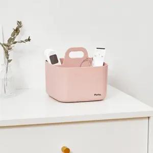 핑크 소품함 시스맥스 포르타비타 소품정리 보관함 거실 리모콘 수납함/미니/악세사리/책상/정리/리모컨
