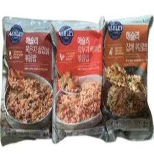 애슐리 볶음밥 12인분(묵은지삼겹살4 + 잡채4 + 깍두기 베이컨4)