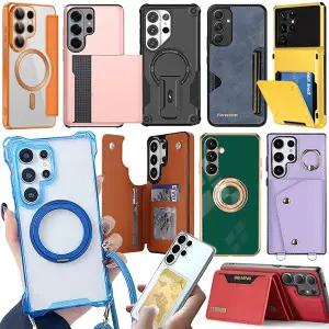 갤럭시S26 S26플러스 S26울트라 맥세이프 카드수납 지갑 가죽 하드 젤리 실리콘 링 거치대 핸드폰 케이스