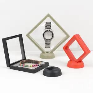 투명 필름 악세사리 액자 케이스 액세서리 압화 3D 입체 주얼리 쇼케이스 돌반지