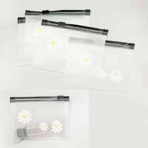 지퍼백 파우치 50P 데이지지퍼백 반투명지퍼백 여행파우치 다용도지퍼백 소분용지퍼백