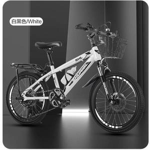 22인치자전거 주니어 초등 저학년 블랙스미스 흰색 분홍색단속 형 완조립