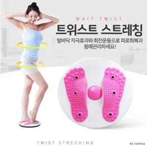 허리스레칭기 트위스트 허리운동   발지압