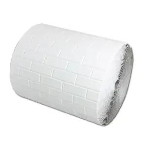 벽지 화이트 곰팡이 폼블럭 방음 단열 습기 방지 보온 알뜰 입체 30M 3D입체벽지 풀바른