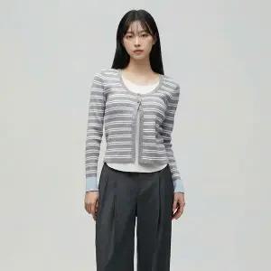 [LAP](대전신세계)이너 레이어드 단가라 니트 AS1KH165