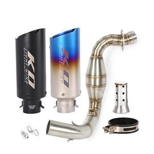 BMW G310GS G310R 2023년까지용 풀 배기 시스템 헤더 링크 파이프 슬립온 51mm 머플러 오토바이 배플 DB 킬