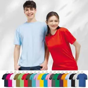 남녀공용 드라이 쿨 헤리 라운드 반팔 티셔츠 단체복 단체티 인쇄 제작