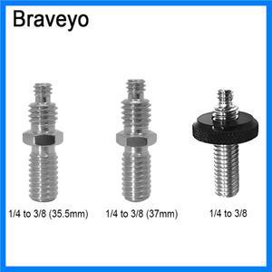1/4 3/8 변환 나사 삼각대 모노포드 중심축 스위치 DSLR 카메라 볼헤드 설치, 사진 장비