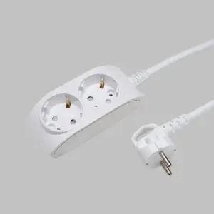 멀티탭 코드 2구 5호 5M 16A KS 일반형연결선 콘센트 전기 국산 연장