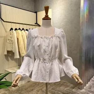 [대구백화점] [ab.f.z]스퀘어 넥 프릴 밴딩 블라우스(AOA2HB03D)