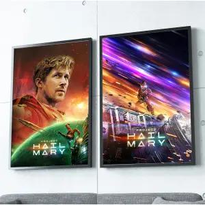 프로젝트 헤일메리 포스터 영화 액자 A4 인테리어 소품