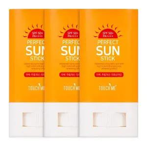 터치미 퍼펙트 자외선 차단 데일리 선스틱 20g 총 3개 /유기자차 씨투와이