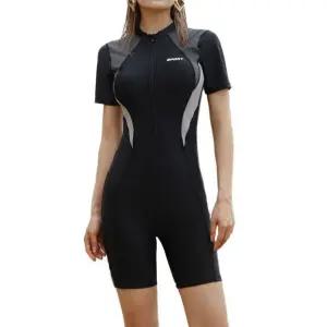 여자실내수영복 체형커버 5부바지 수영강습 강습 래쉬가드 아쿠아로빅 강습용 반팔