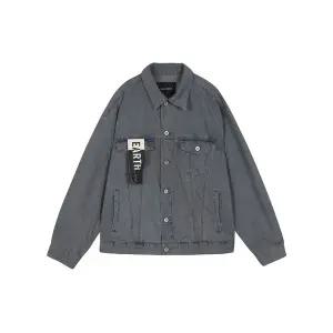 [하프클럽/버커루]남성 숯 워싱 데님 자켓(B225DJ100P)