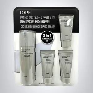 아이오페 맨 올데이 퍼펙트 올인원 120ml + 30ml x 3입 남자 화장품 복합 케어