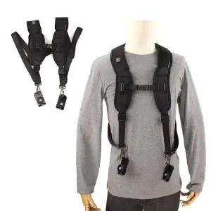 [베스트TOP100] 더블 어깨 가슴 바디 스트랩 조끼 벨트 DSLR 카메라
