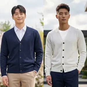 AM솔리드 쿨소프트 가디건 봄 여름 가을 아우터 니트