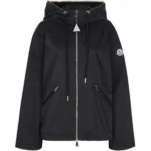 몽클레어 26SS 블랙 카시오페아 윈드브레이커 후드 집업 자켓 CASSIOPEA 1A00123 54A1K 999