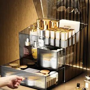 킬제이 아크릴 3단 특대형 화장품정리함