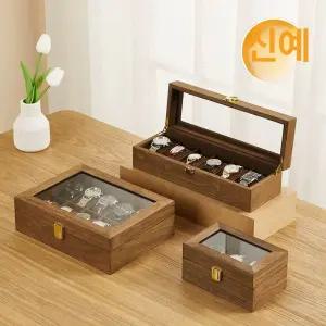 시계 케이스 원목 목재 제이킨 오토메틱 손목 와인더 진열대 오토매틱 정리함 수납 헤리티지원