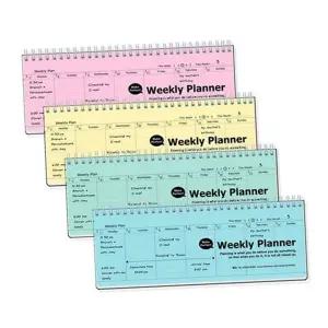 만년형 주간 플래너 데일리위클리 학습용 사무용 탁상용 위클리 플래너 55주 스케줄 다채로운