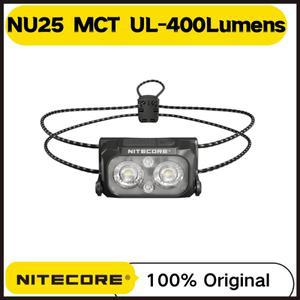 2025  NITECORE NU25 MCT UL 충전식 헤드램프 400루멘 내장 700mAH 배터리