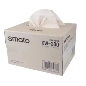 (힘찬)스마토 대형 산업용와이프 SW-300 300매(4겹) (box)용와이퍼 용흡착포 공업용 용휴지 청소용품 기름