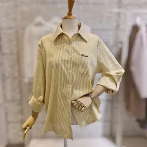 [대구백화점] [무자크]스트라이프포켓자수셔츠(MQ3WBL01)