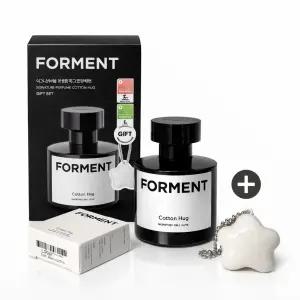 포맨트 시그니처 퍼퓸 코튼허그 50ml + 퍼퓸밤 키링 기획세트