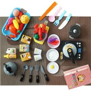 유아 소꿉놀이 리얼작동 인덕션 주방놀이 세트 장난감 아동완구 요리도구 키즈