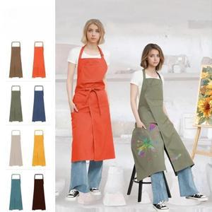 도자기 앞치마 세라믹 조각 진흙 방지 작업복 오일 오염 성인 캔버스 페인팅 방수