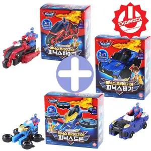 피닉스맨 트라이기어 피닉스 바이크+버기+드론 3종 변신 합체 로봇 장난감