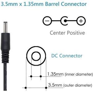 호환 큐브 i7 i9 태블릿 pc 전원 공급 장치 어댑터 3.5mm x 1.35mm용  12V 2.5A 2500mA 30W 배터리 충전기