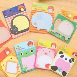 떡 동물 문구 메모지 테마 귀여운 사무 용품 실용 접착식 학생용 친우코렉트수입 동물테마