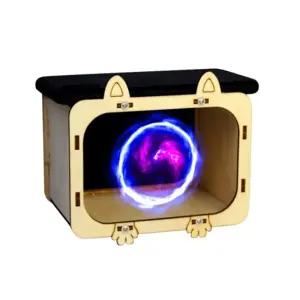 스마트폰 홀로그램 3D 뷰어 나무 스크린 박스 키트