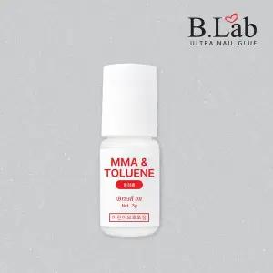 [뷰랩]브러쉬 네일글루 3g 전문가용 네일 팁 글루 오래가는 네일 접착제 빠른건조 인조손톱 셀프네일