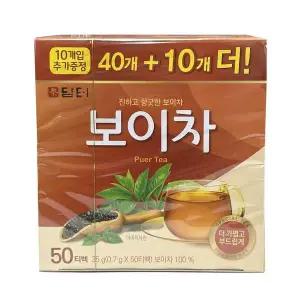 담터 L5V7G6B6 진하고 향긋한 보이차 50T 티백