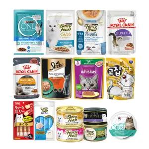 BEST 브랜드 고양이캔/파우치/간식 골라담기