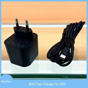 N스위치 2 충전기 60W 급속 액세서리용 게임용 휴대용 전원 어댑터